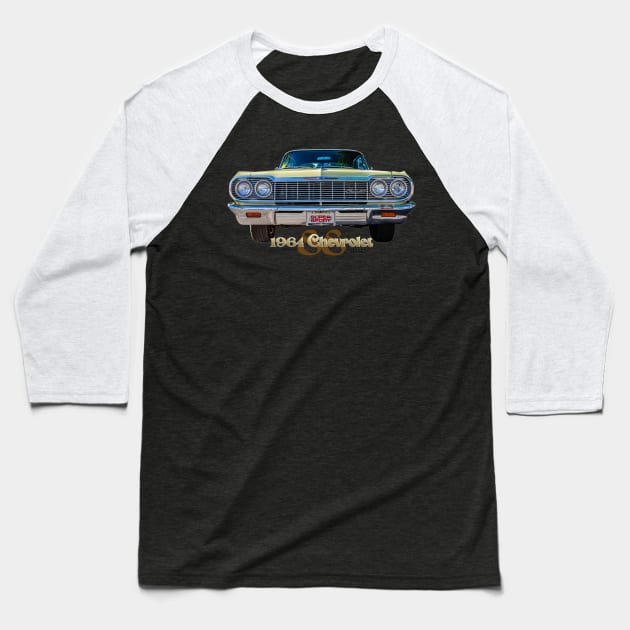 1964 Chevrolet Impala SS Hardtop Coupe Baseball T-Shirt by Gestalt Imagery